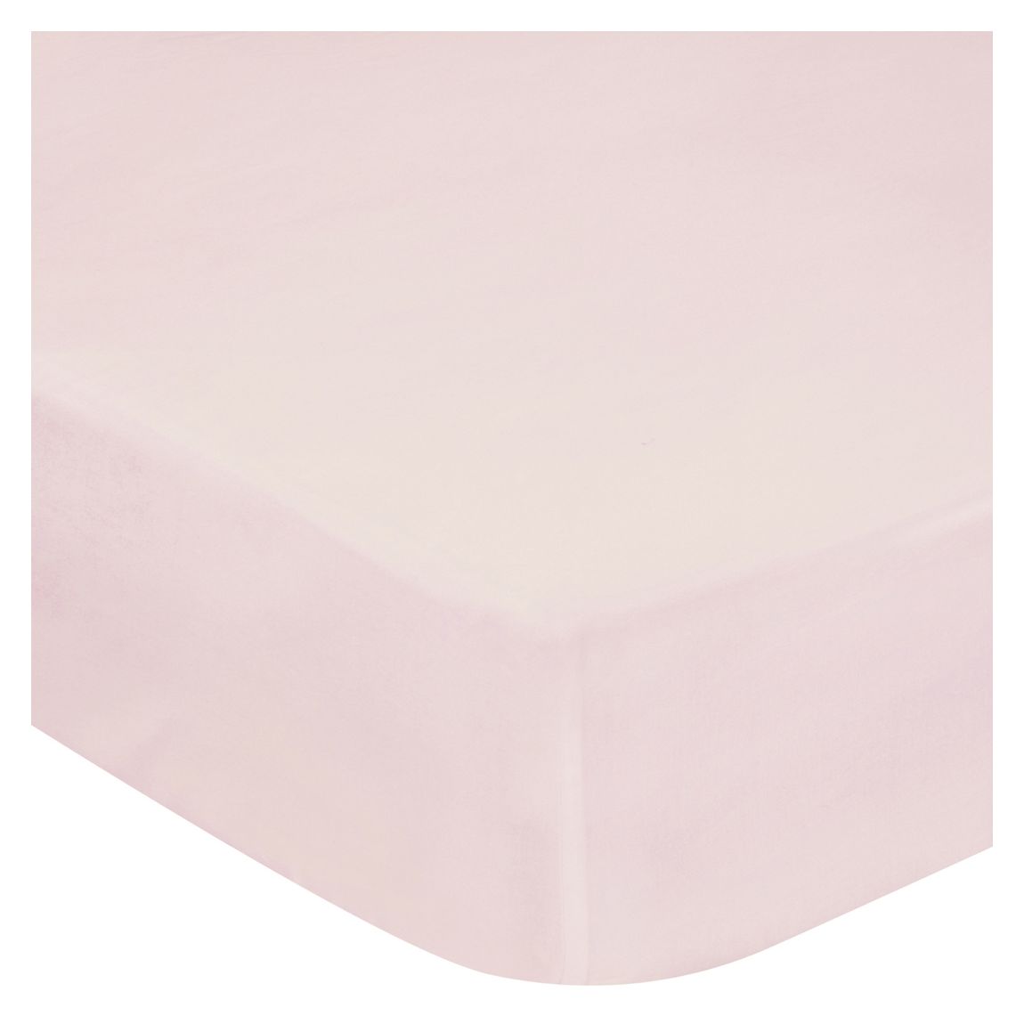 500TC Sateen King Fitted Sheet, Angel main product photo