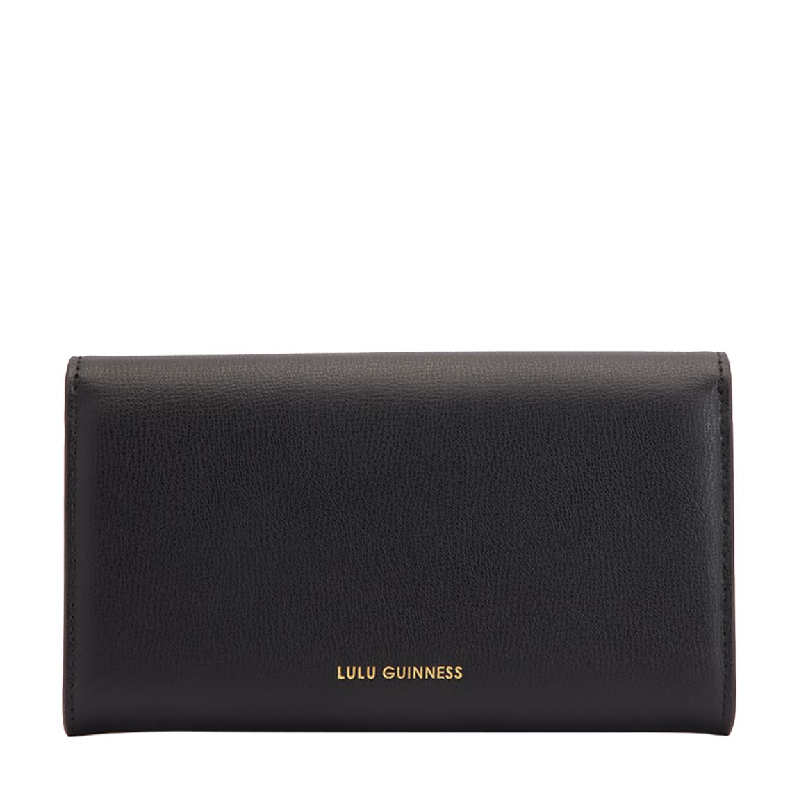 Black Solid Lip Paulie Wallet main product photo