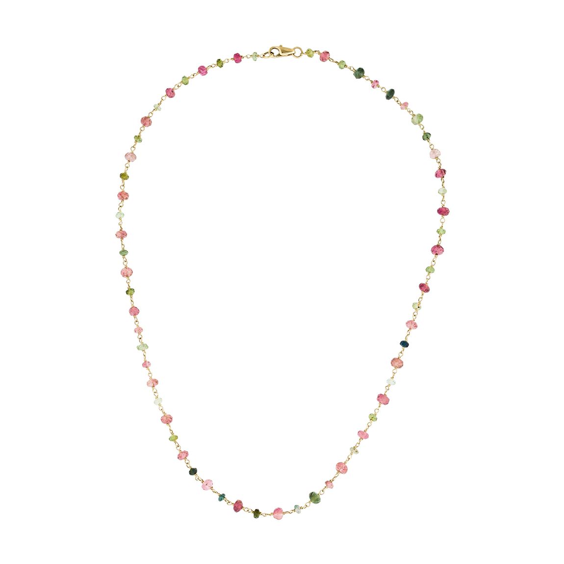 Gold Plated Tourmaline Necklace main product photo