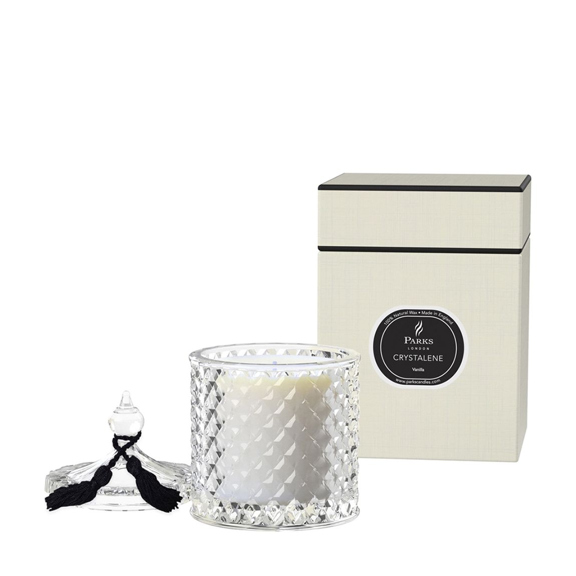 Vanilla 1 Wick Candle 180g - Crystalene main product photo