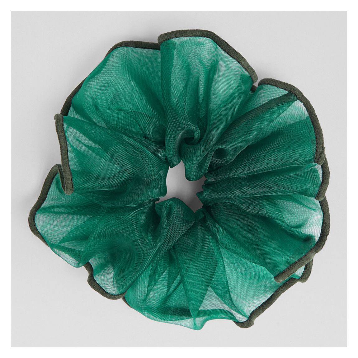 Forest Green Vivian Hair Scrunchie main product photo