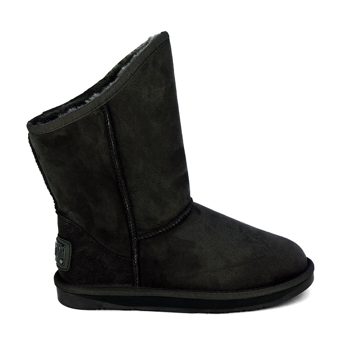 Black Suede Cosy Short Boots main product photo