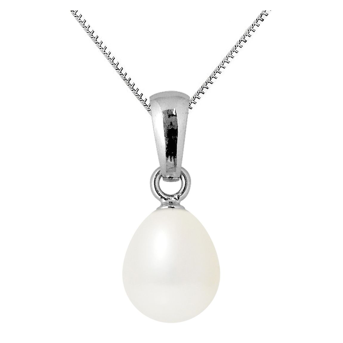 White Pearl Pendant Beliere Necklace main product photo