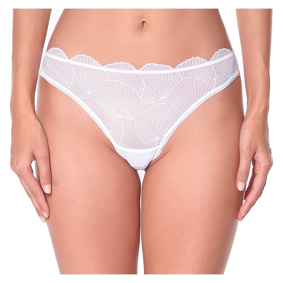 White Mandarin Thong main product photo