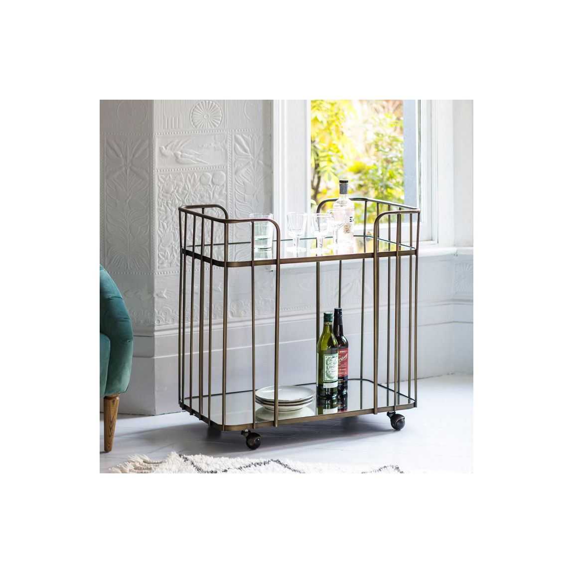 Verno Drinks Trolley Bronze main product photo