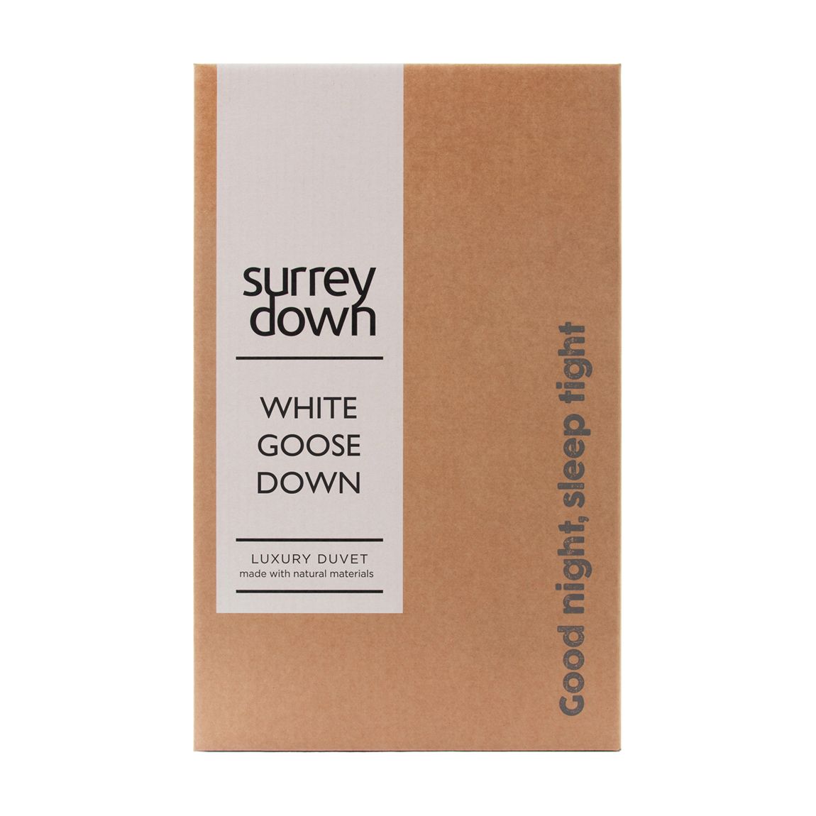 White Goose Down 10.5 Tog King Duvet main product photo