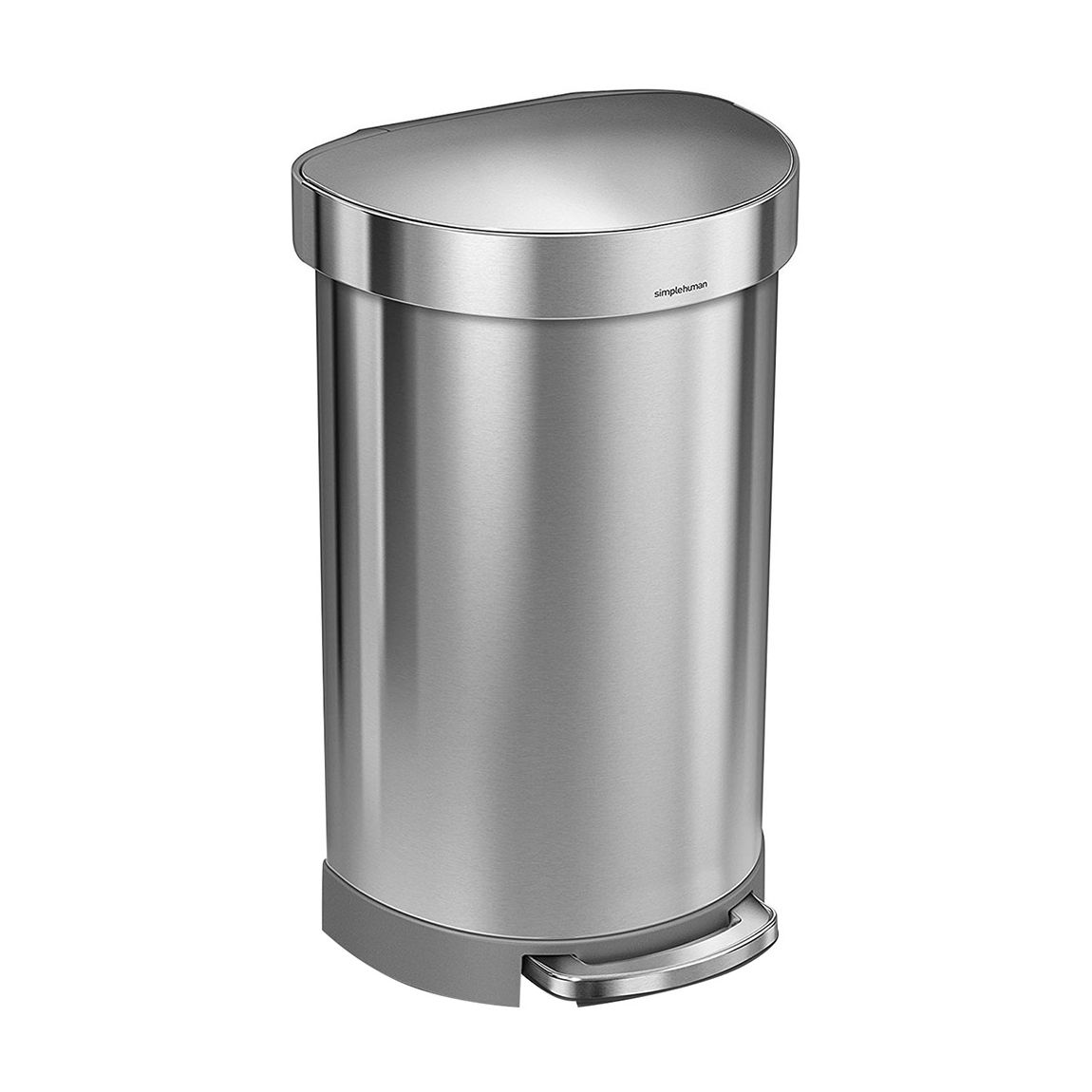 45L Semi-Round Bin, Brushed main product photo