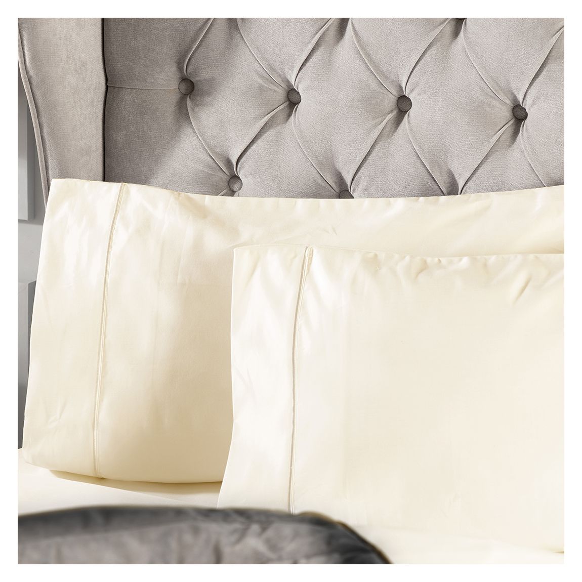 1000Tc Housewife Pillowcase, Ivory main product photo