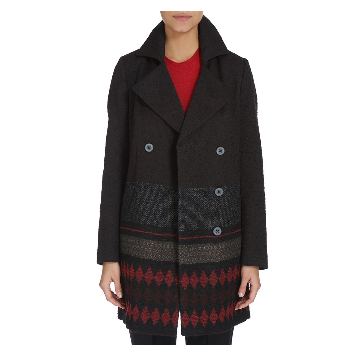 Multi Ofrieda Patterned Coat main product photo