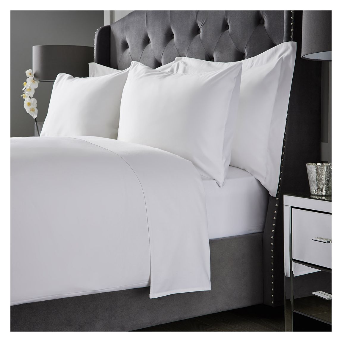 1000TC Double Flat Sheet, White main product photo