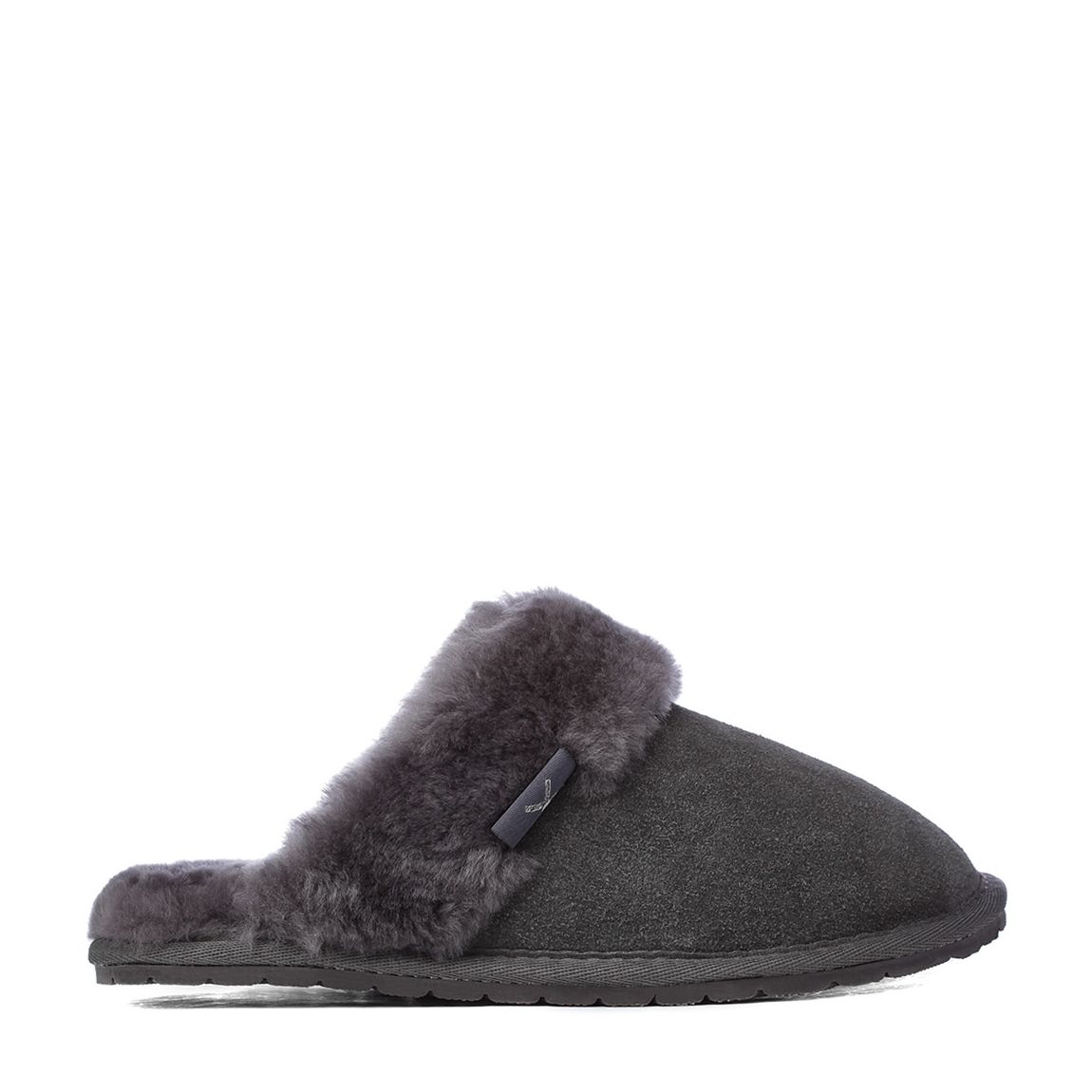 Women's Grey Sheepskin Mule Slipper main product photo