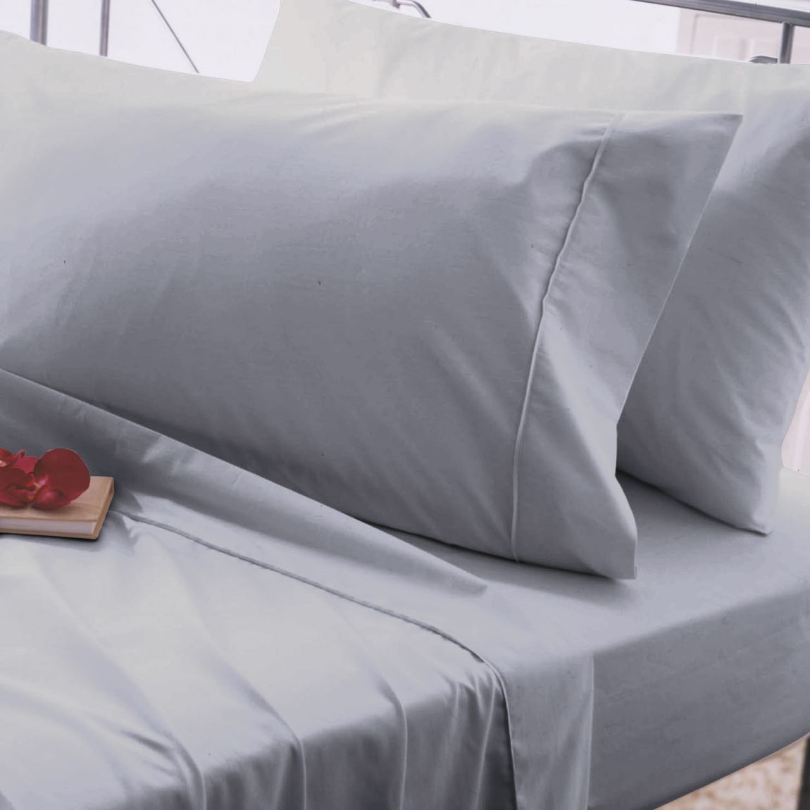 Easycare Easycare Oxford Pillowcase, Grey main product photo