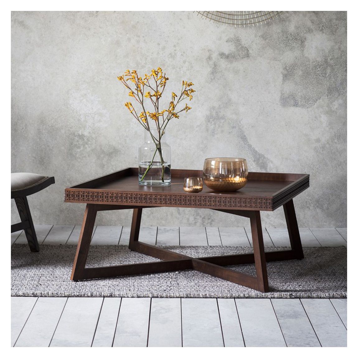 Tergul Coffee Table, Brown main product photo