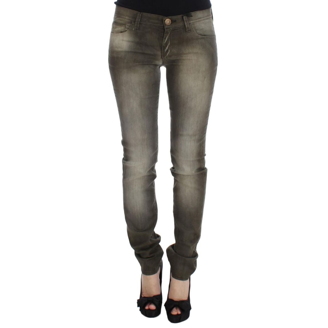 Ermanno Scervino SIG30294 Slimfit Jeans Wo - Gray Jeans main product photo