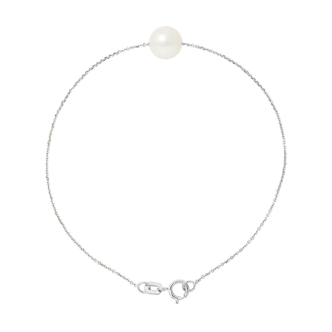 Natural White/White Gold Freshwater Pearl Bracelet main product photo