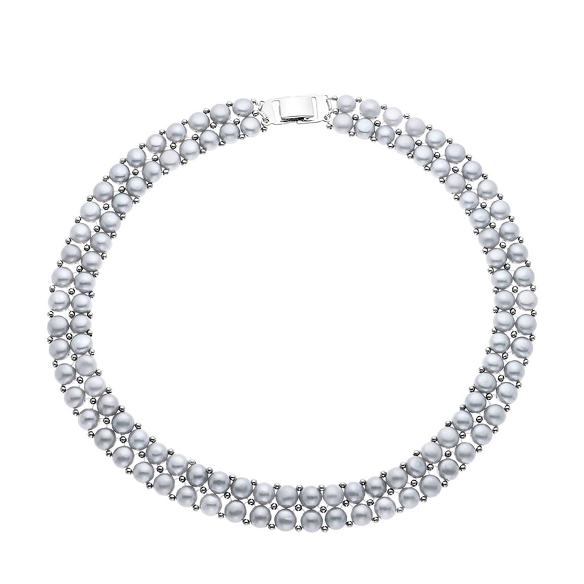 Grey Freshwater Pearl Necklace main product photo