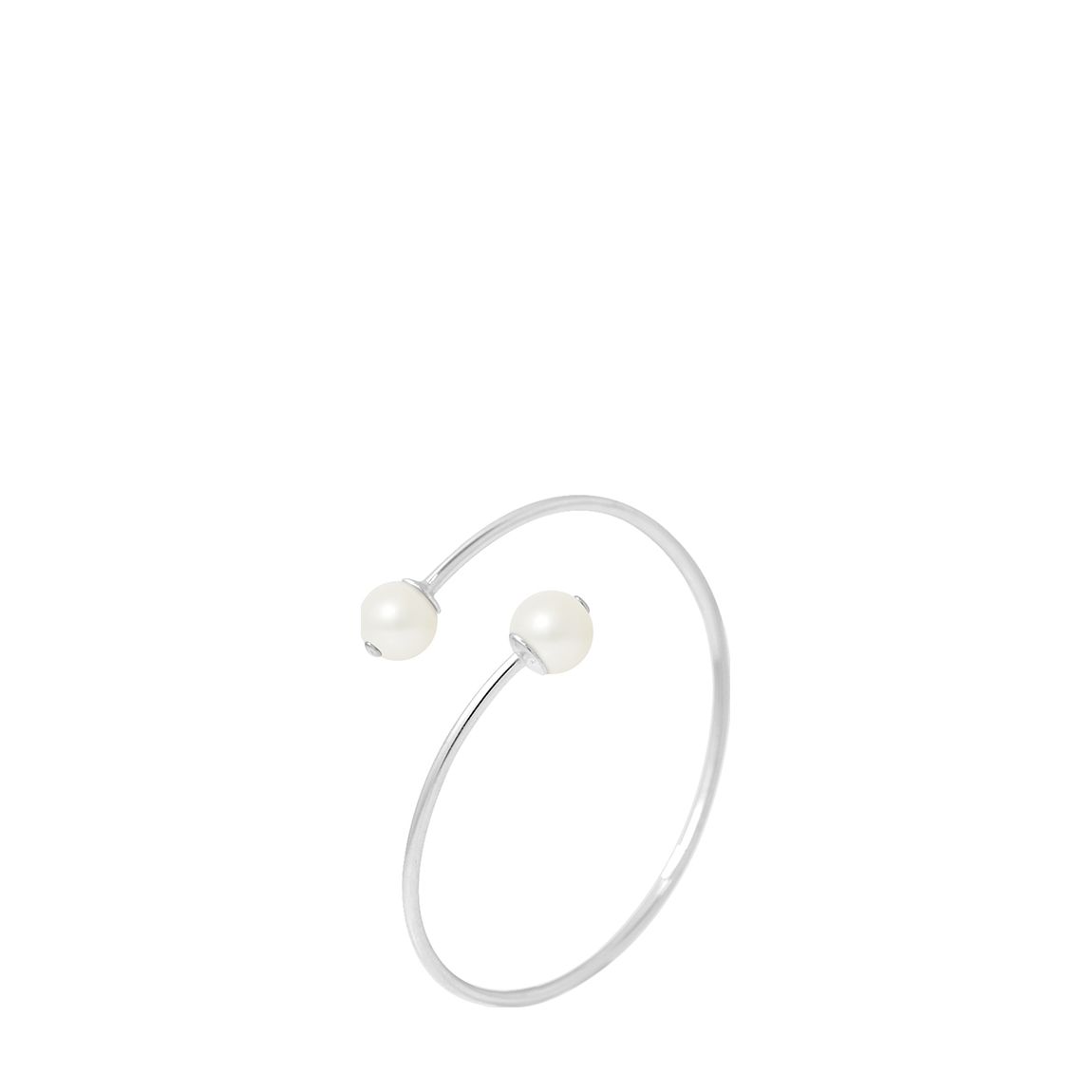 Natural White Silver Freshwater Pearl Bracelet main product photo