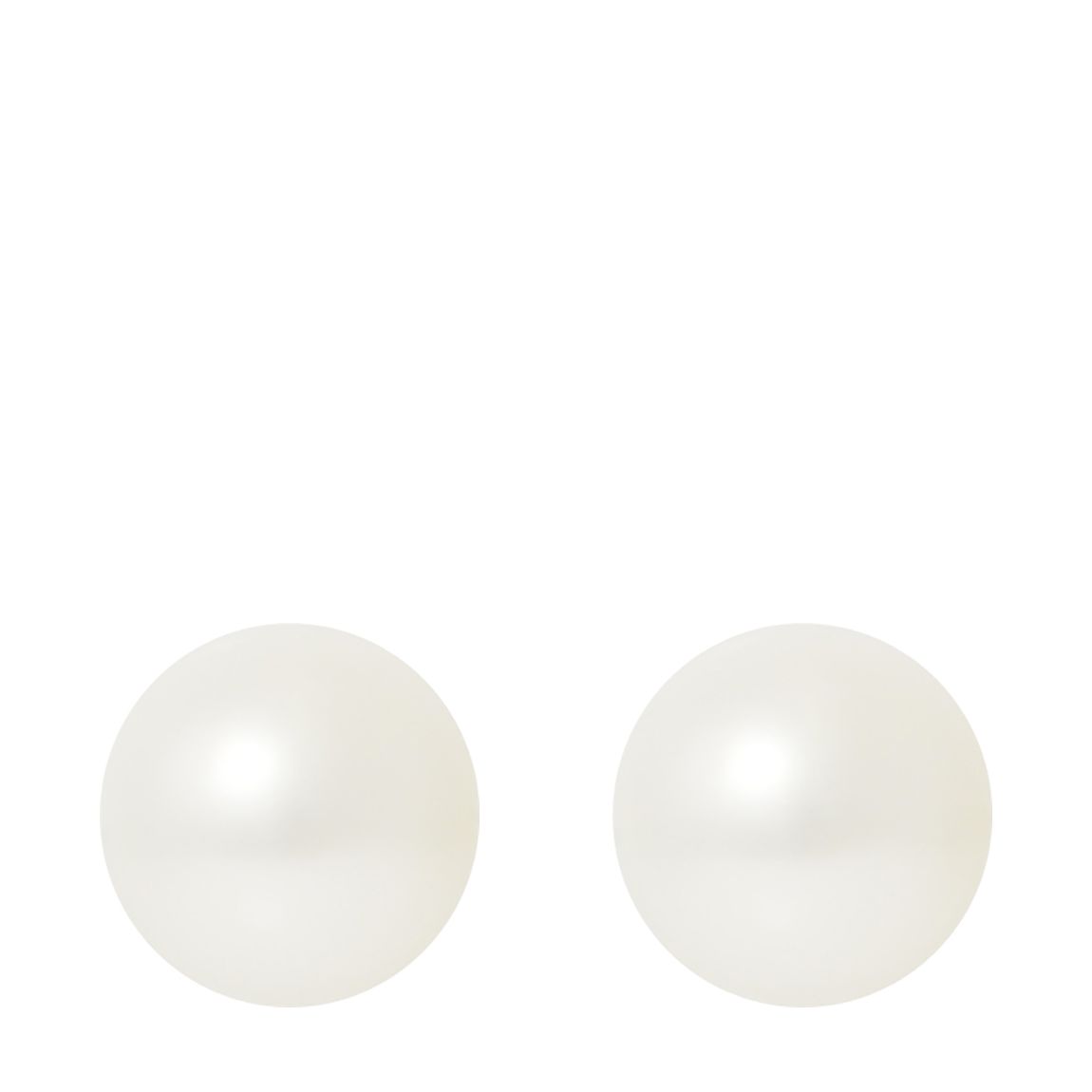 Natural White Silver Freshwater Pearl Earrings main product photo