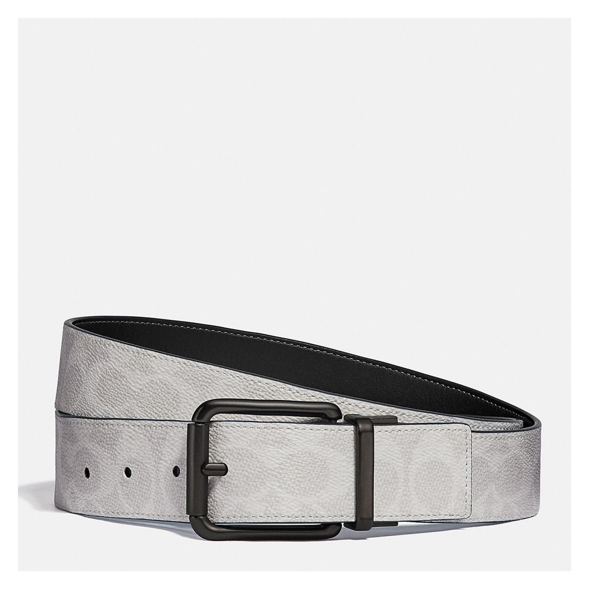 Chalk Black Reversible Buckle Signature Belt main product photo