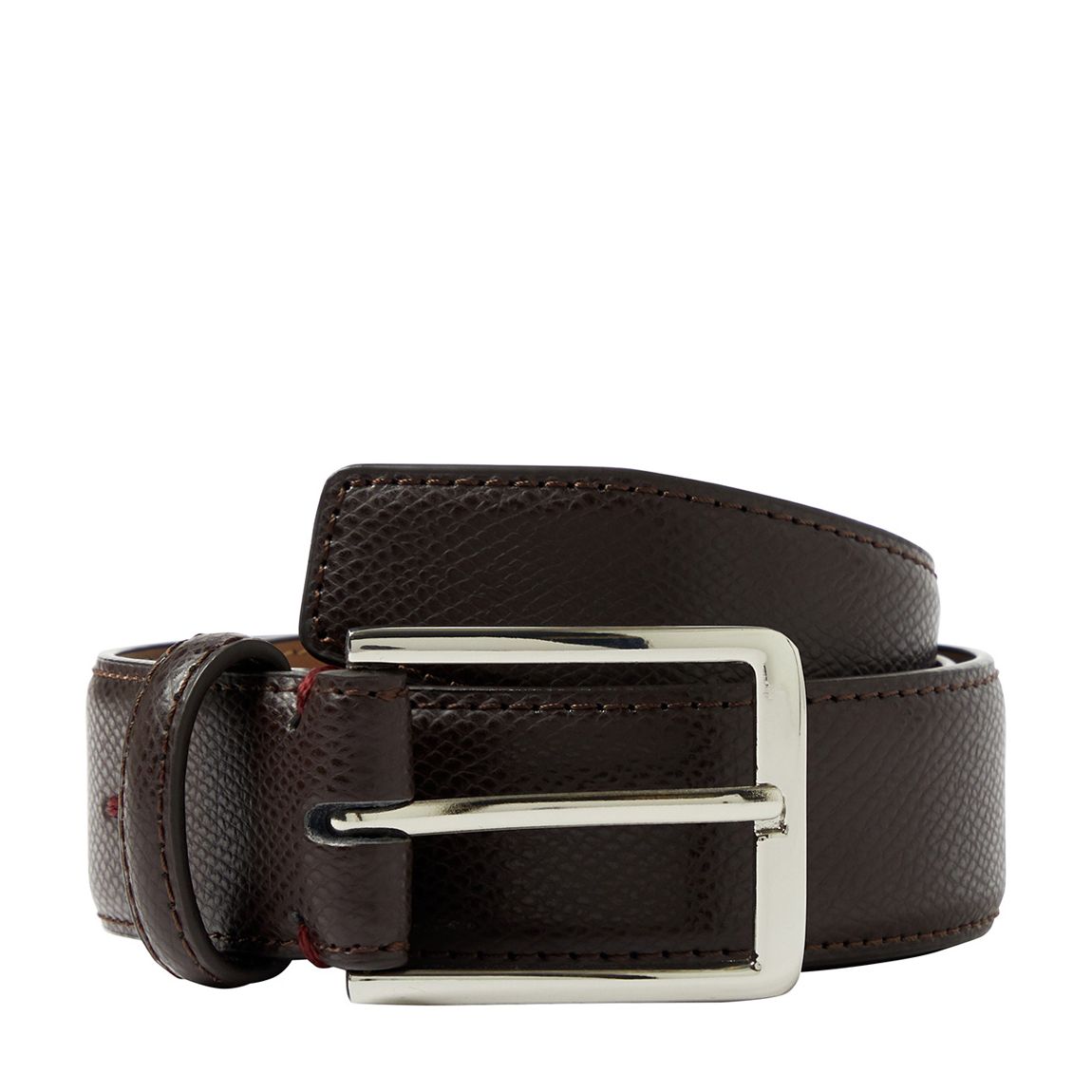 Brown Benjy Leather Belt main product photo