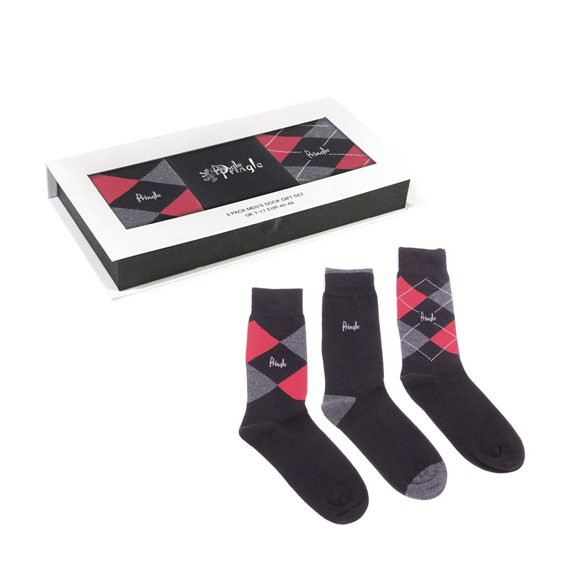 3 Pack Argyle Socks main product photo