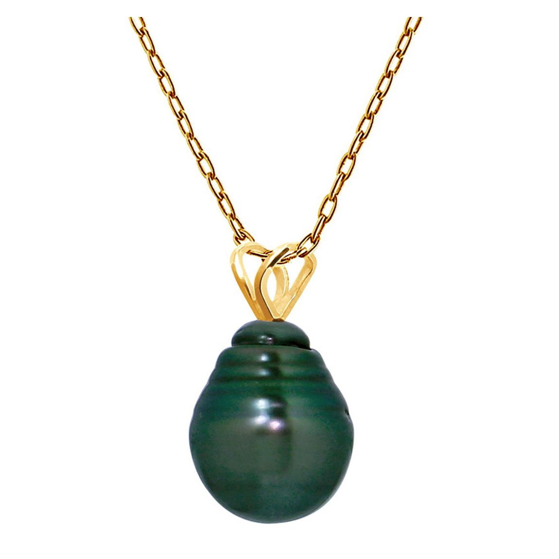 Tahiti Circle Pearl Pendant 9-10mm main product photo