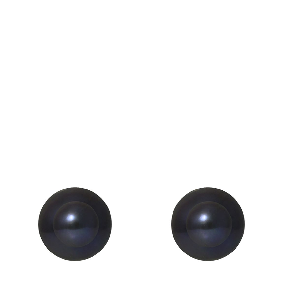 Black Pearl Stud Earrings main product photo