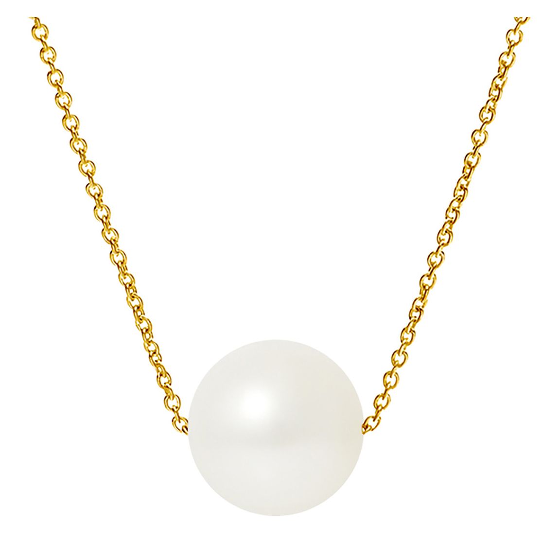 White/Gold Pearl Necklace main product photo