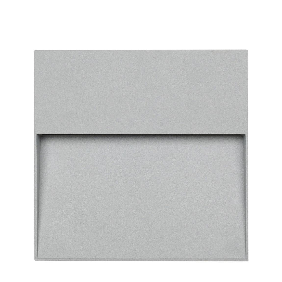 Elysium Grey Square Diffused Outdoor Wall Light main product photo