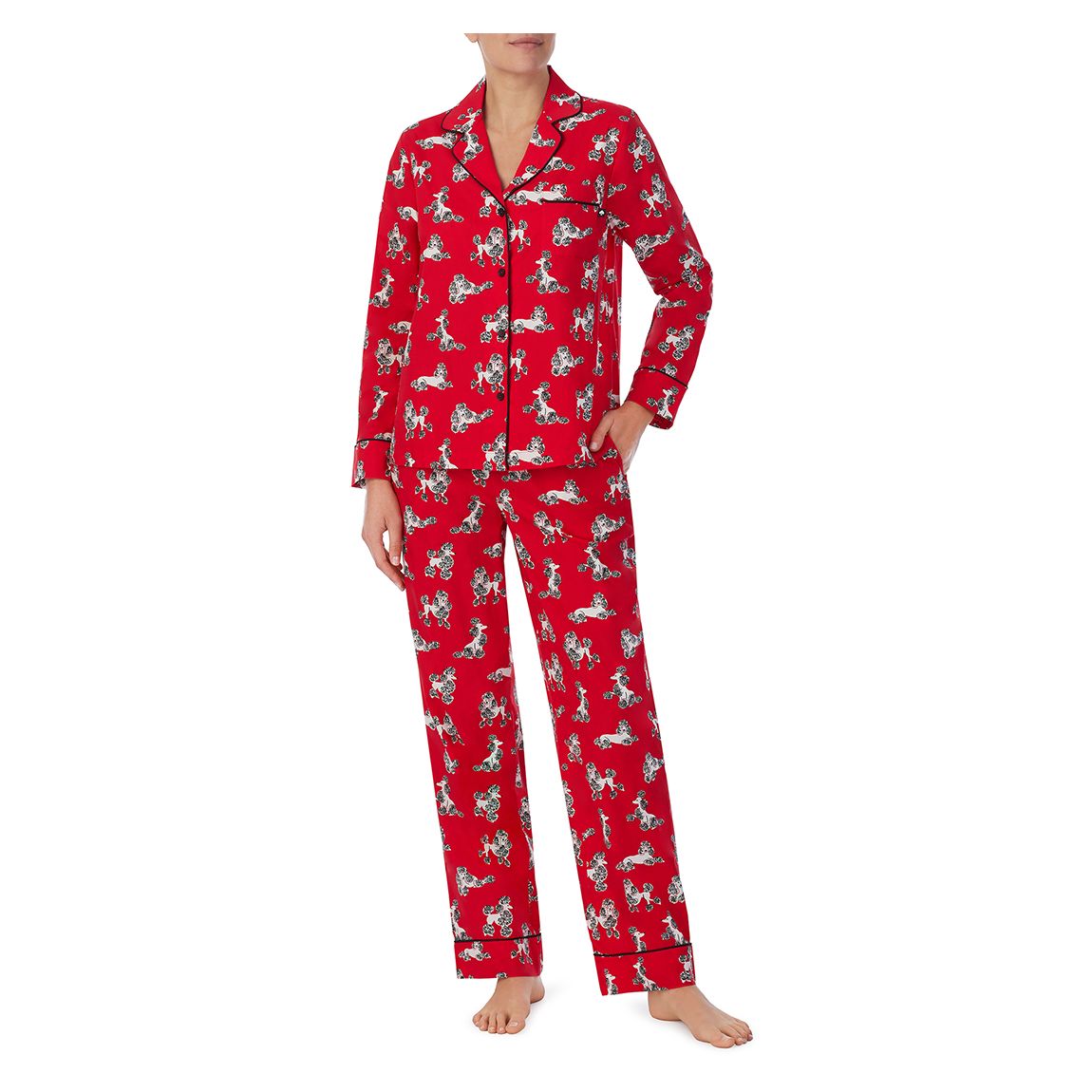 Red Notch Long Pyjama Set main product photo