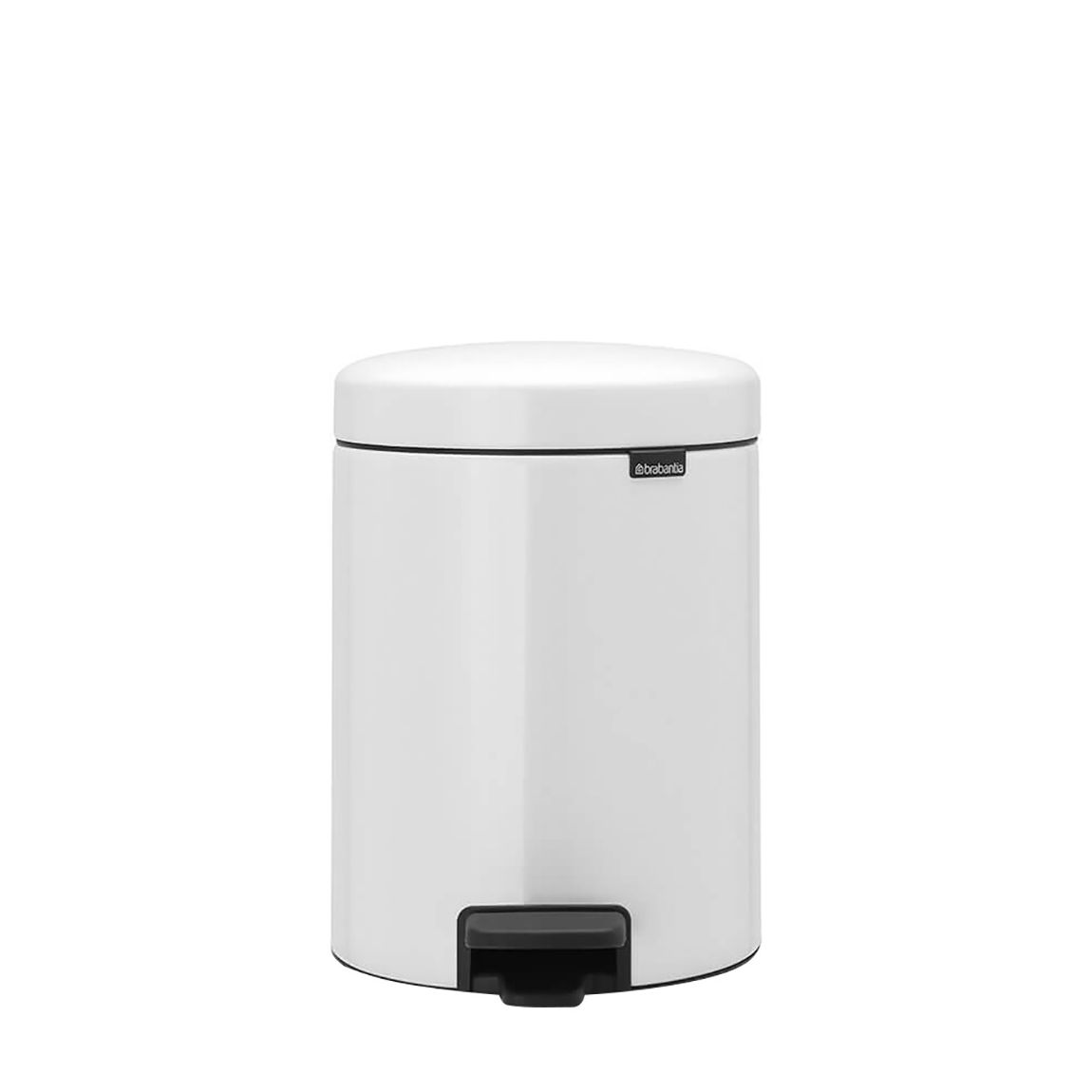 NewIcon 5L Pedal Bin, White main product photo