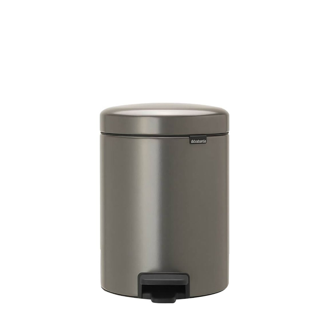 NewIcon 3L Pedal Bin, Brilliant Steel main product photo