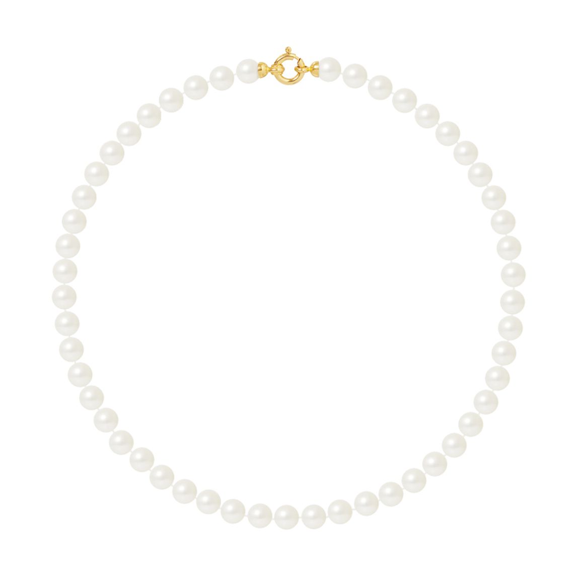 Yellow Gold Freshwater Pearl Necklace main product photo