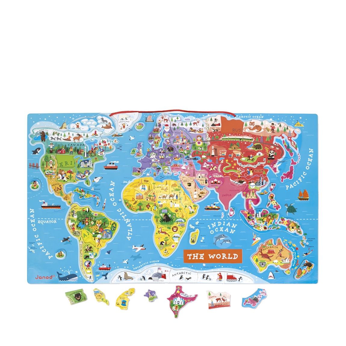 Magnetic World Map Puzzle main product photo