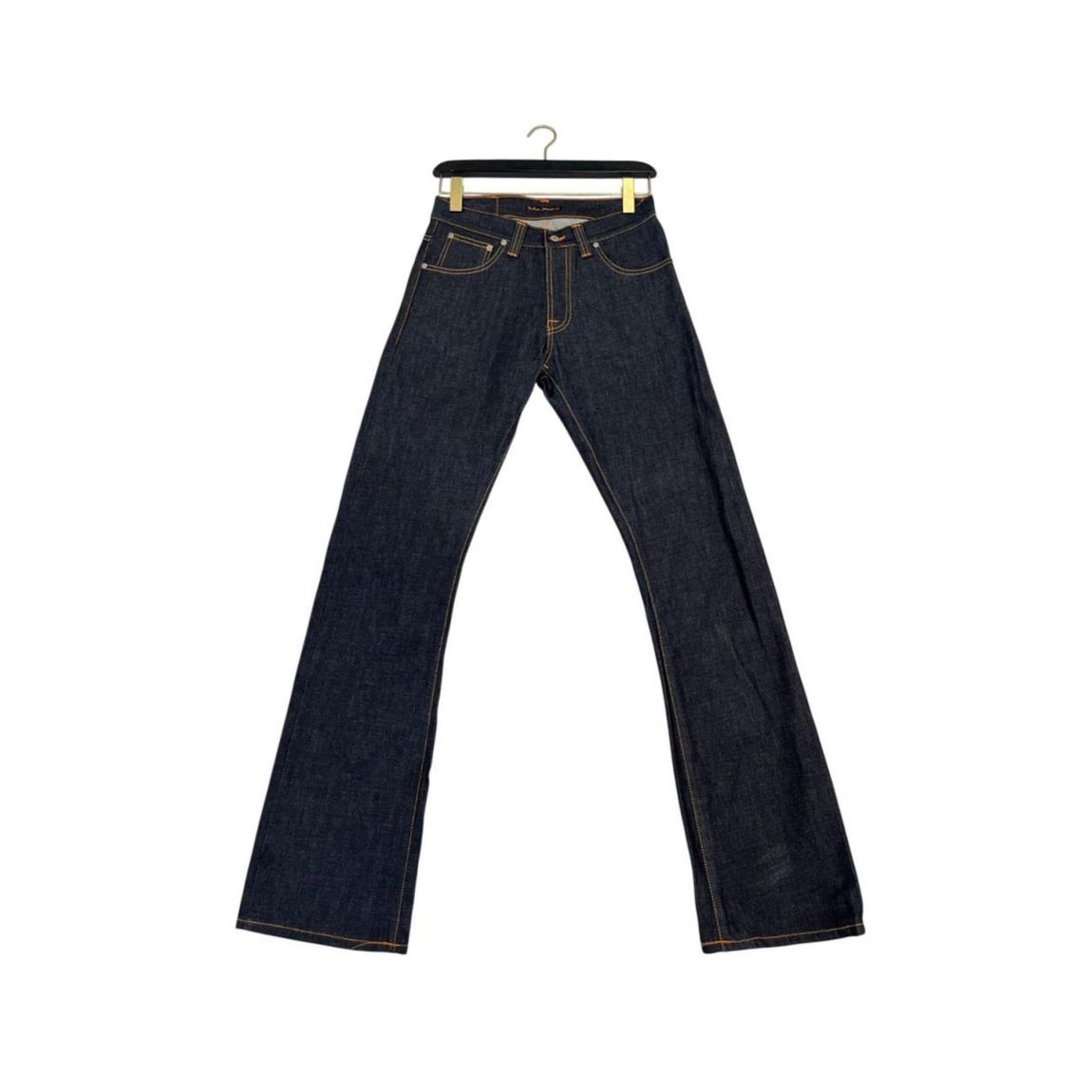 Thin Finn Dry Deep Navy Selvage Jeans - Blue Pants main product photo