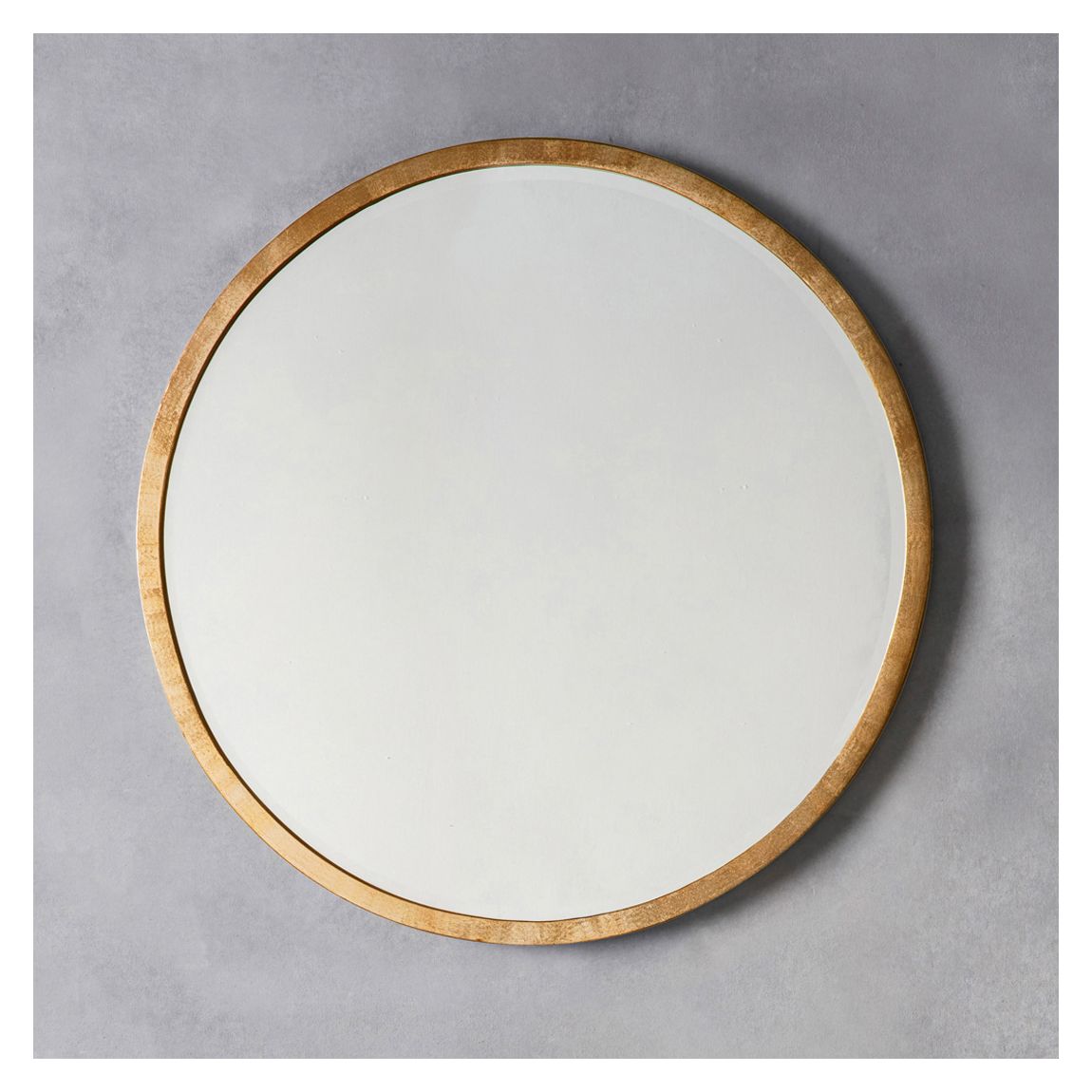Denair Round Mirror, Antique Gold main product photo