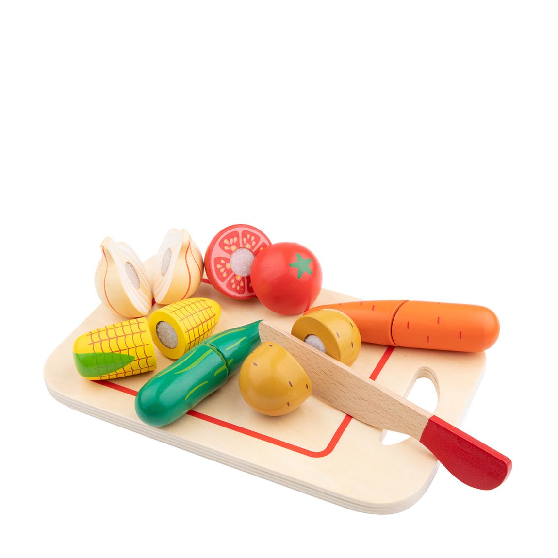 8 Piece Vegetable Cutting Playset main product photo