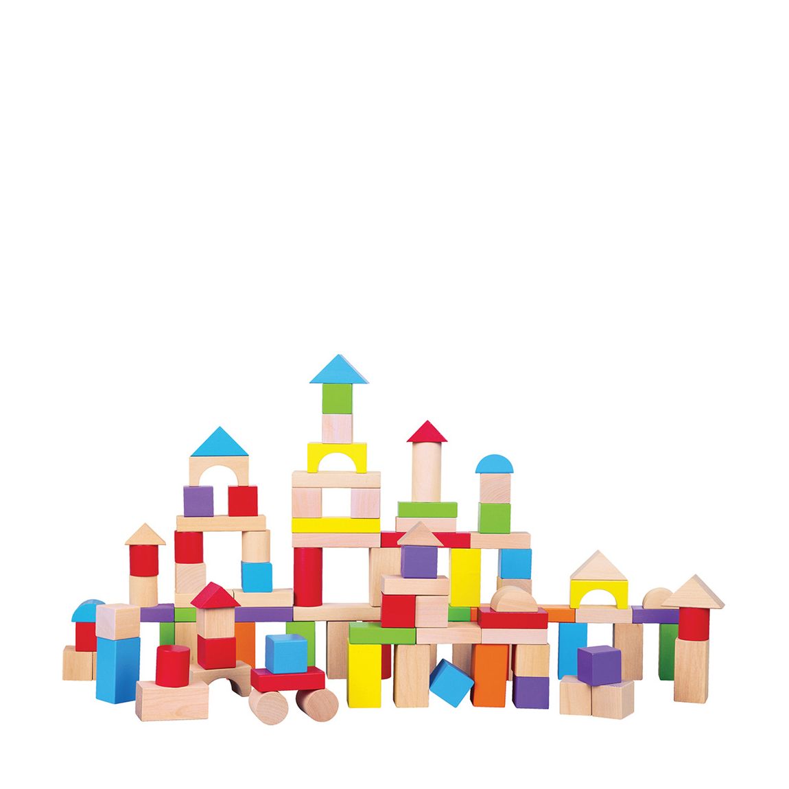 Colours 100 Piece Building Block Drum main product photo