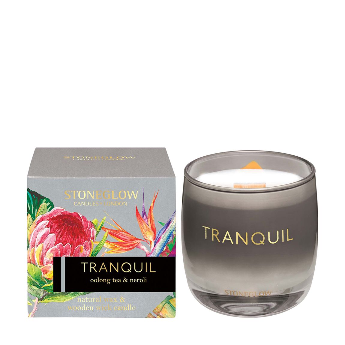 Infusion Oolong Tea & Neroli Wooden Wick Candle main product photo