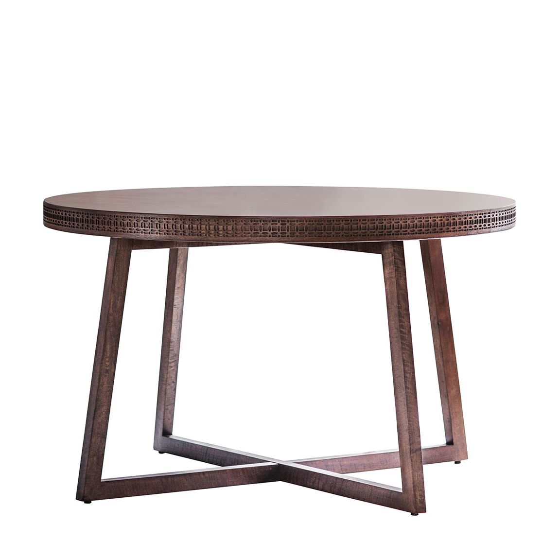 Tergul Round Dining Table, Brown main product photo