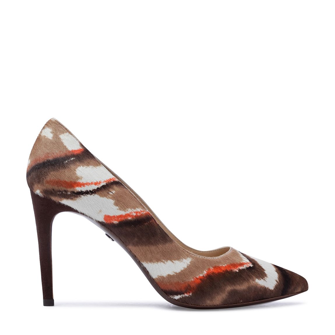 Brown Le Pliage Heritage Luxe Heeled Pumps main product photo