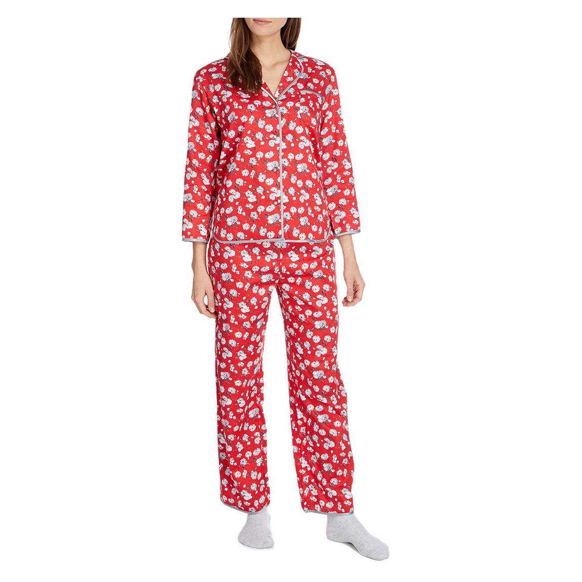 Deluxe SuperSateen Lotus Floral Revere PJ Set main product photo