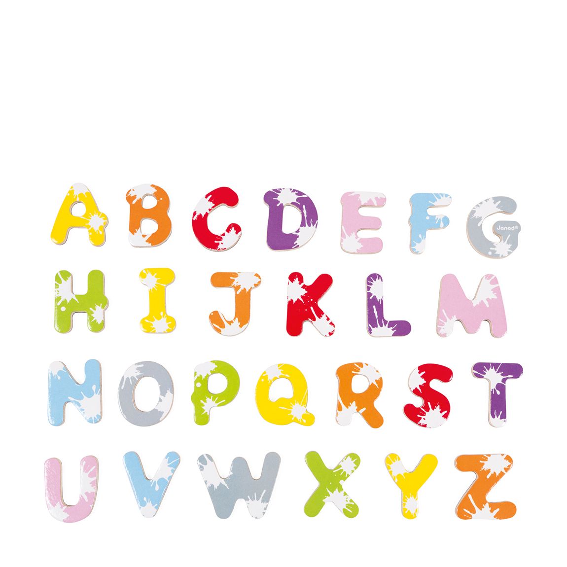 Set Of 52 Splash Magnetic Letters main product photo
