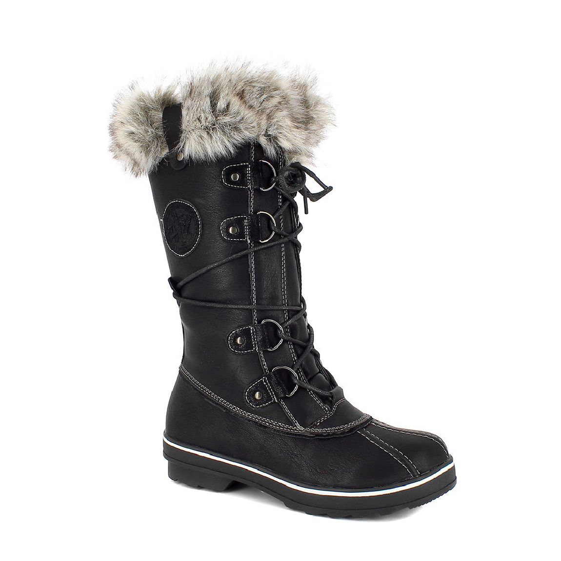 Black Manon Tall Snow Boots main product photo
