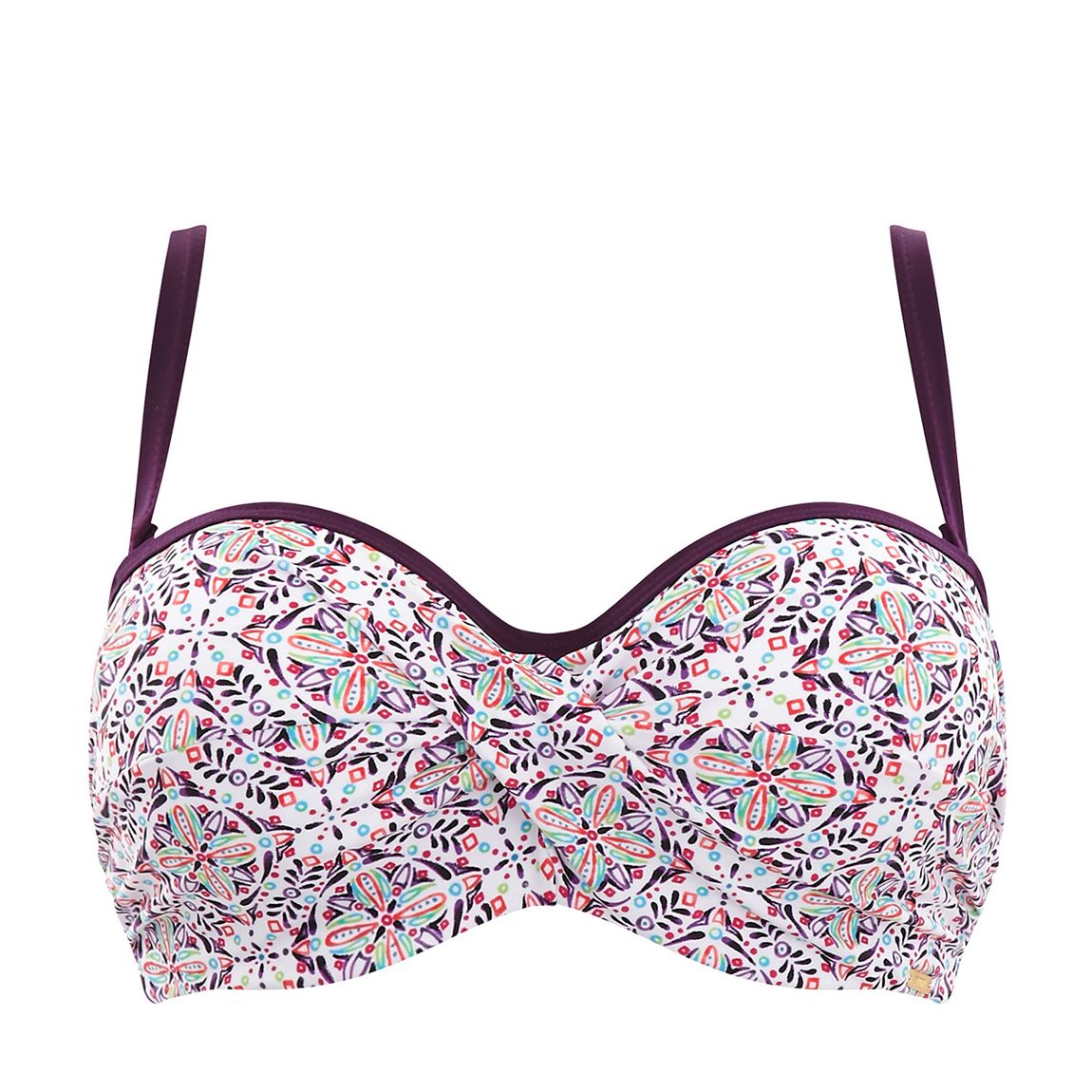 Aubergine/Multi Nina Bandeau Top main product photo
