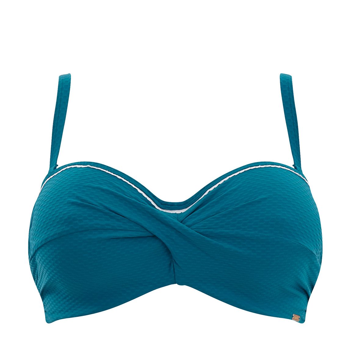 Teal Anya Voyage Bandeau Top main product photo