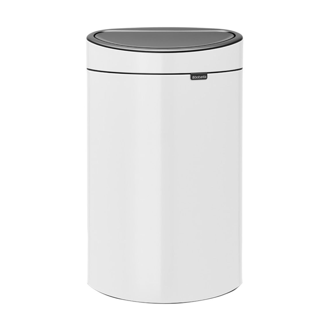 White New Touch Bin, 40L main product photo