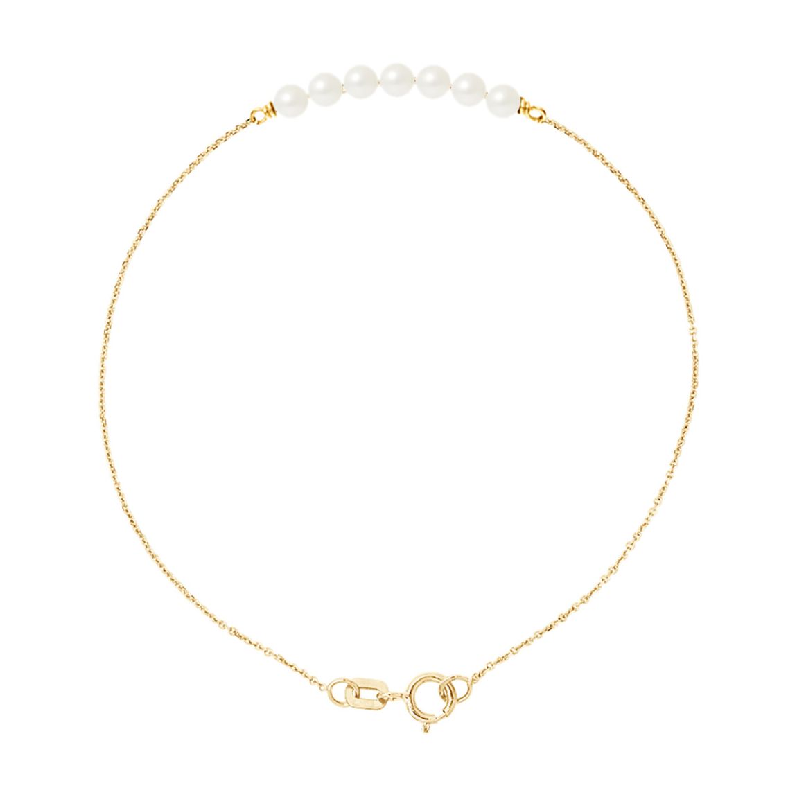 Yellow Gold Freshwater Pearl Bracelet main product photo