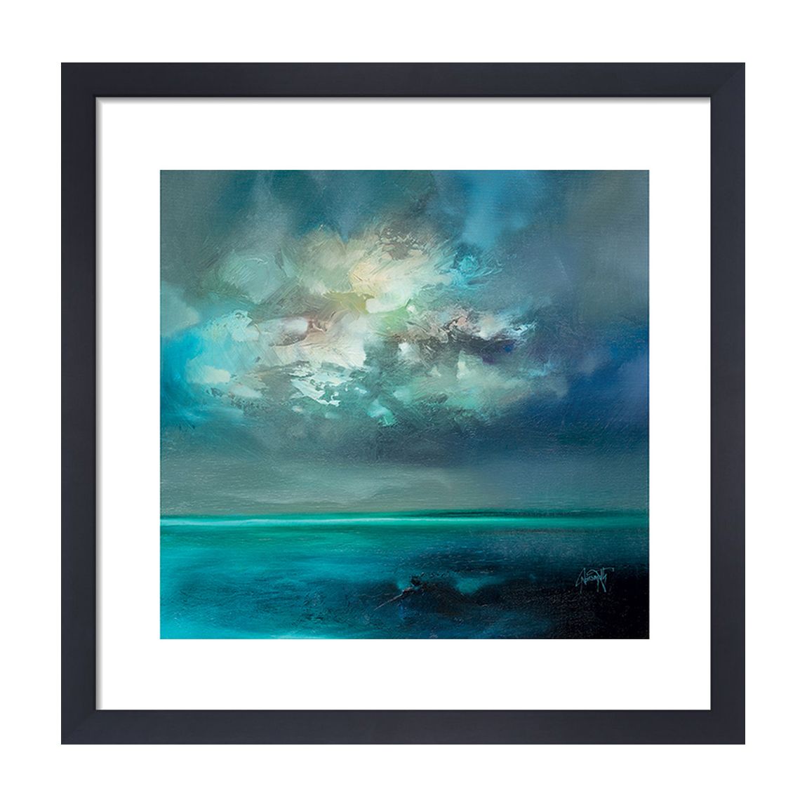 Isle of Skye Emerges 40x40cm Framed Print main product photo