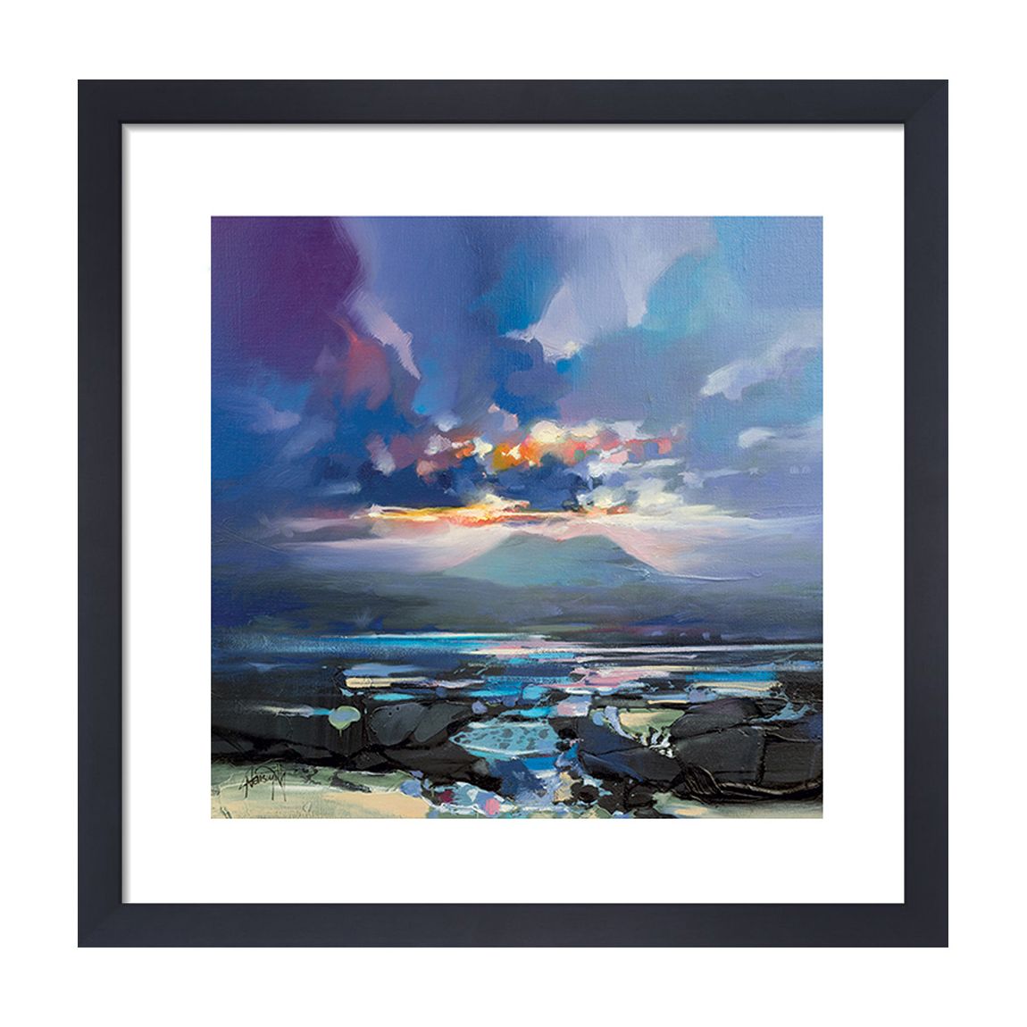 West Coast Blues III 40x40cm Framed Print main product photo